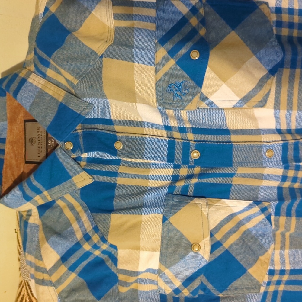 COPY - Legendary whitetails, long sleeve, snap button, flannel shirt
